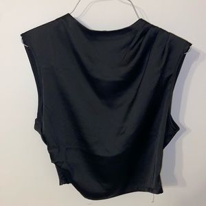 Cropped Satin top